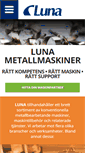 Mobile Screenshot of lunametallmaskiner.com